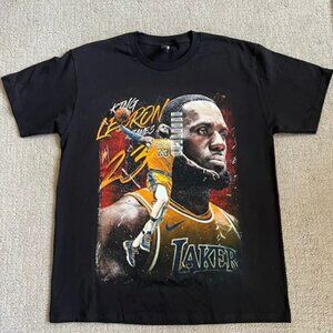 LeBron James Rap Tee - Retro Style King James Graphic T-Shirt